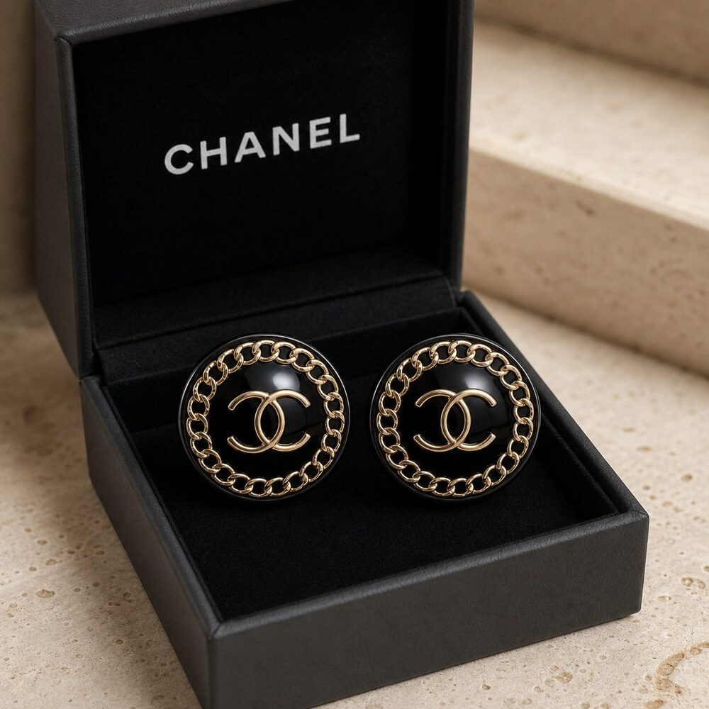 CHANEL Classic Parisian Earrings Style 42 | New with Box - Picture 2 of 9